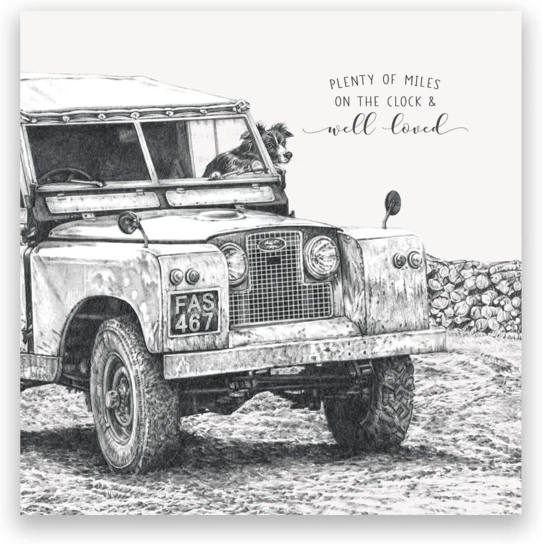 Plenty of Miles Jeep Birthday Card