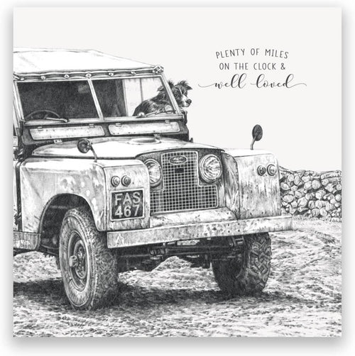 Plenty of Miles Jeep Birthday Card