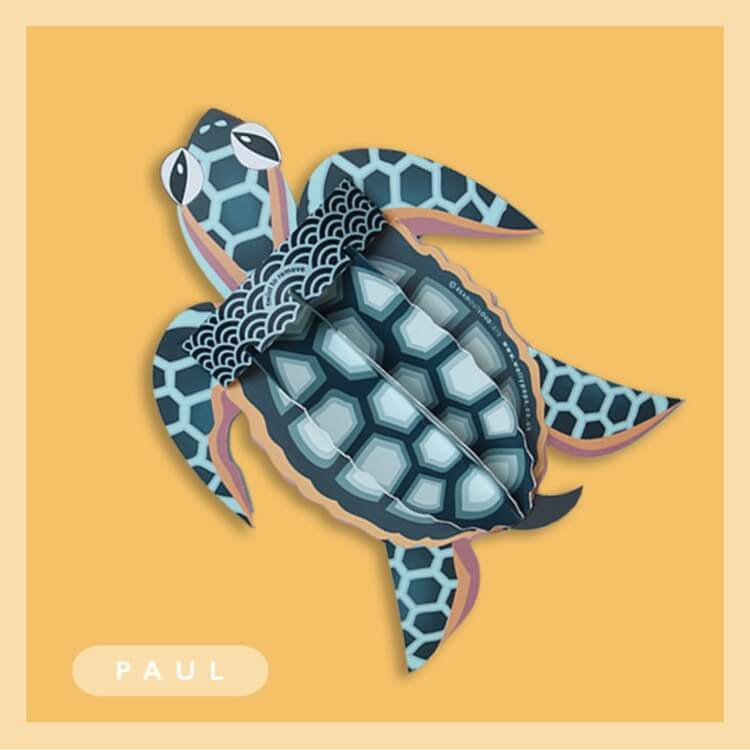 Turtle Paul Greeting Card - House of Cards