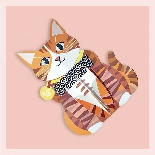 Cat Masie Greeting Card