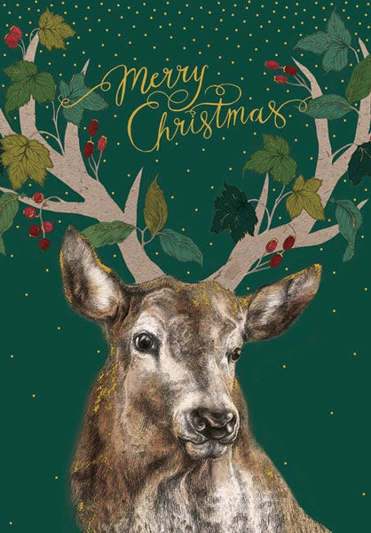 Majestic Stag Christmas Card