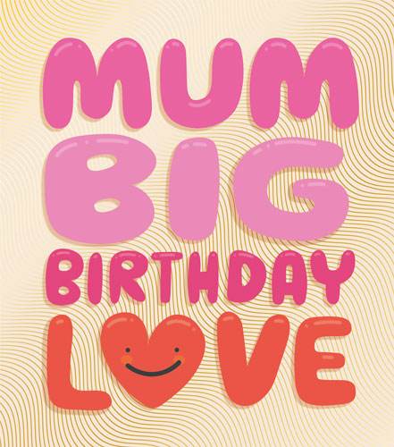 Mum Big Birthday Love Birthday Card - House of Cards