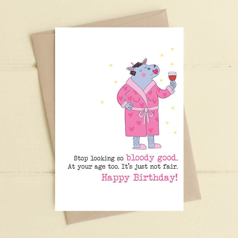 Bloody Good Birthday Card - House of Cards
