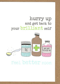 Brilliant Self Get Well Card