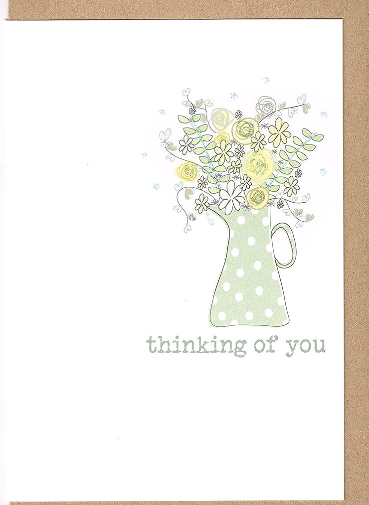 Flower Jug Sympathy Card