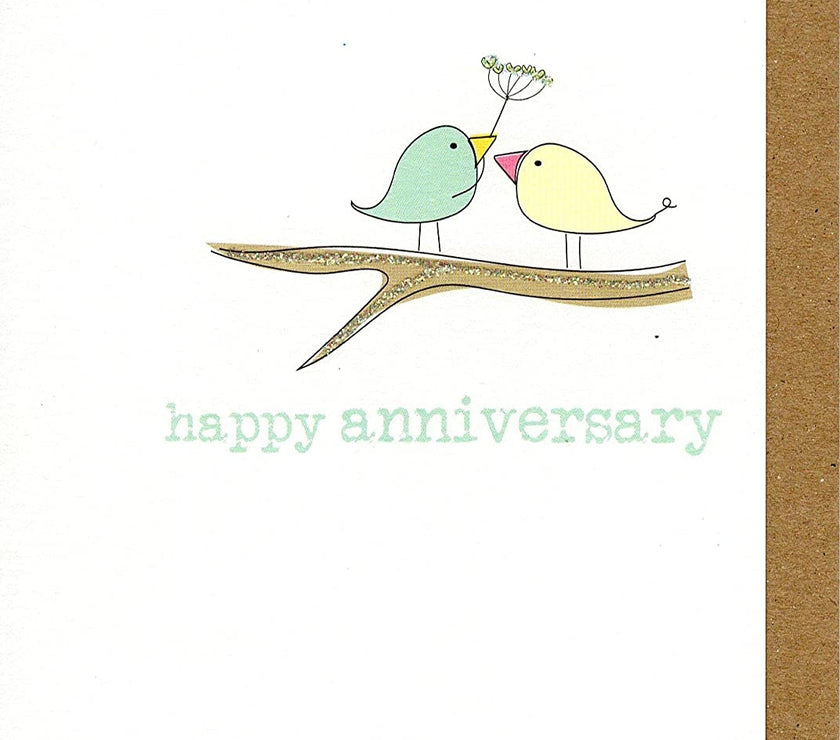 Love Birds Anniversary Card