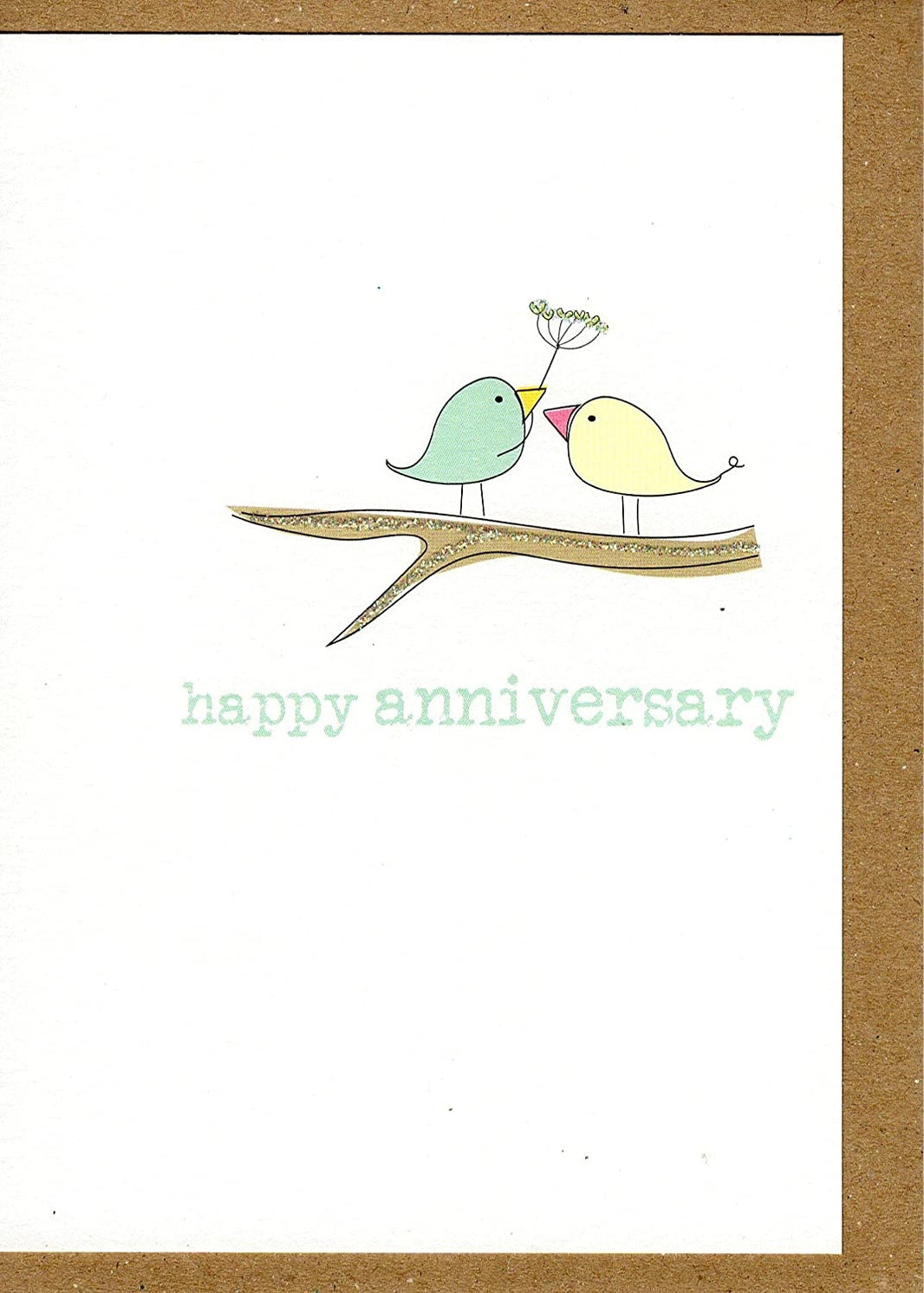Love Birds Anniversary Card