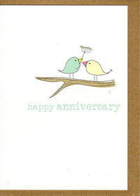 Love Birds Anniversary Card