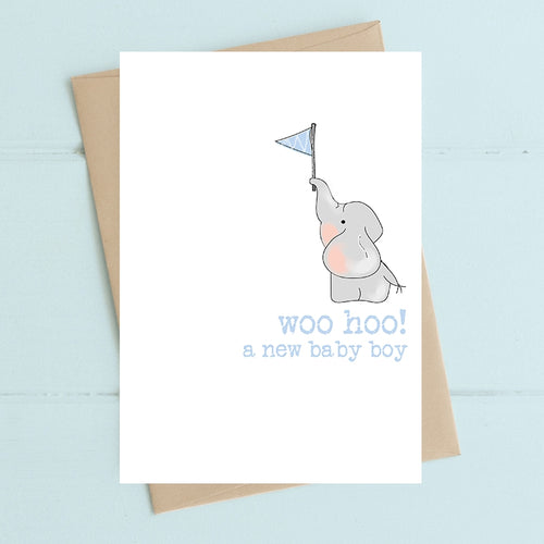 New Baby Boy Card