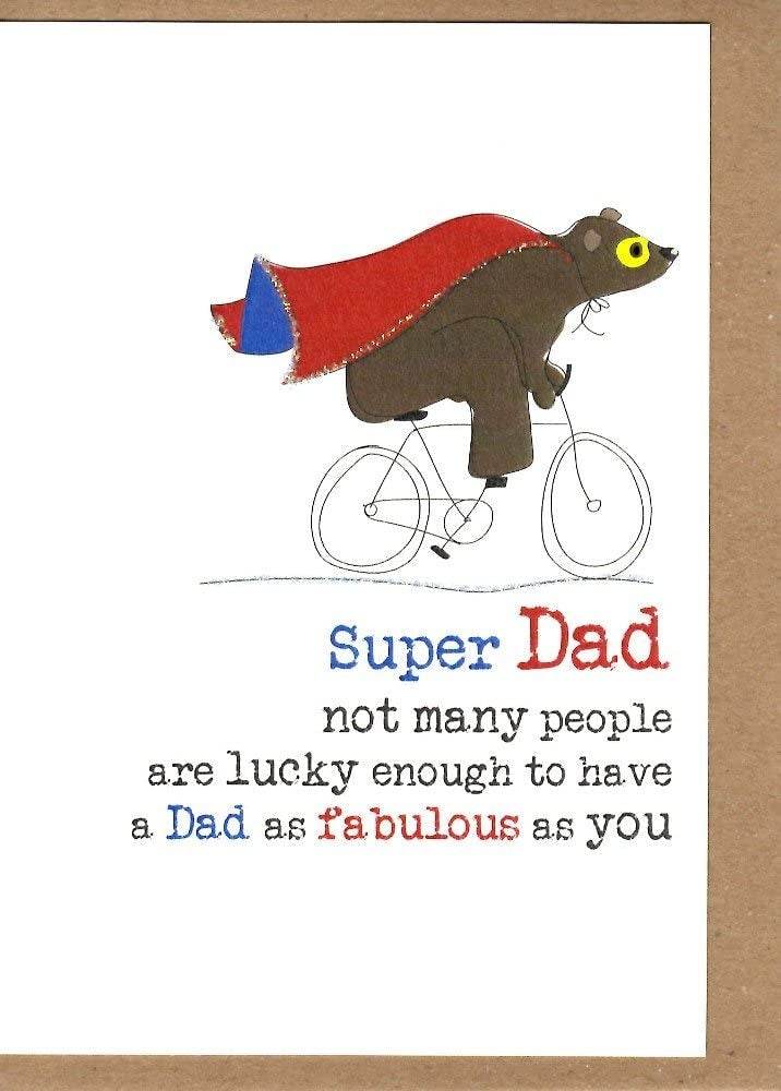 Super Dad Birthday Card - House of Cards