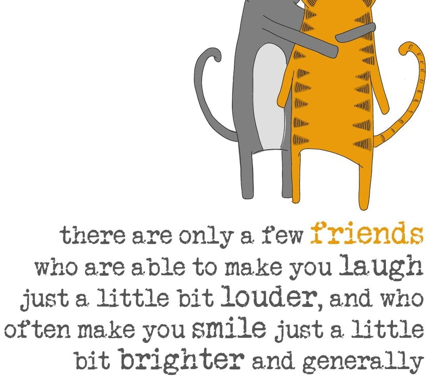 Laugh and Smile with Friends Greeting Card