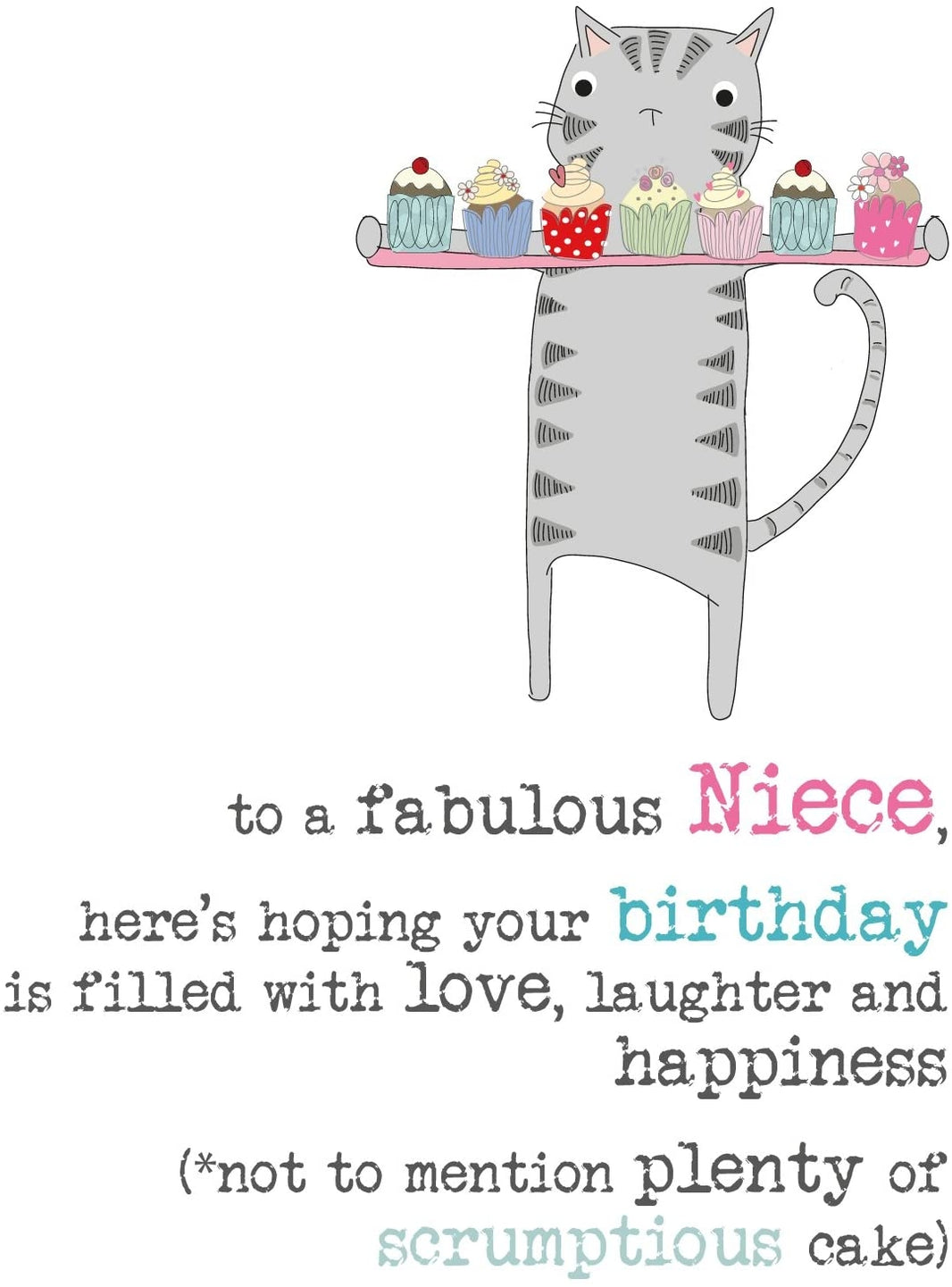 Fabulous Niece Birthday Card