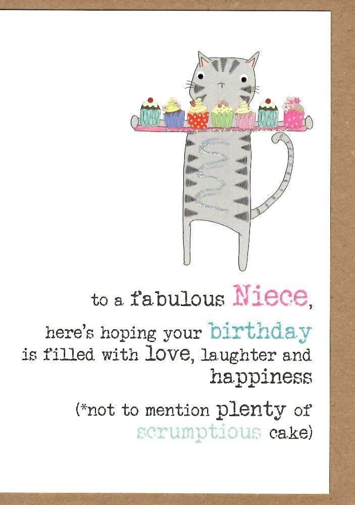 Fabulous Niece Birthday Card - House of Cards