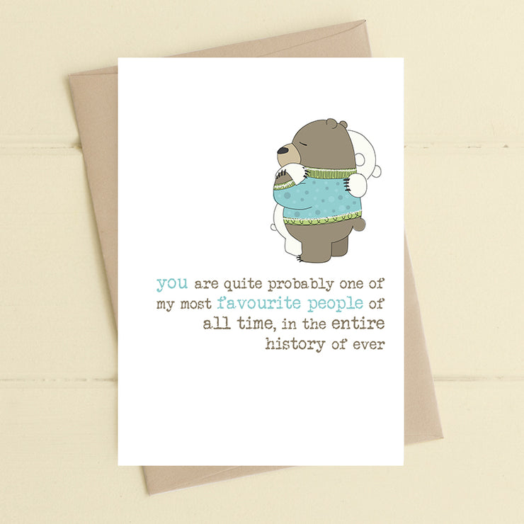 Favourite People Greeting Card