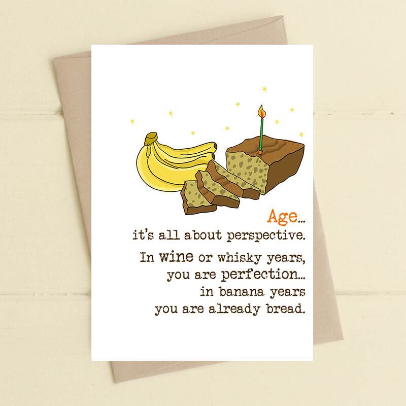 Banana Bread Birthday Card - House of Cards