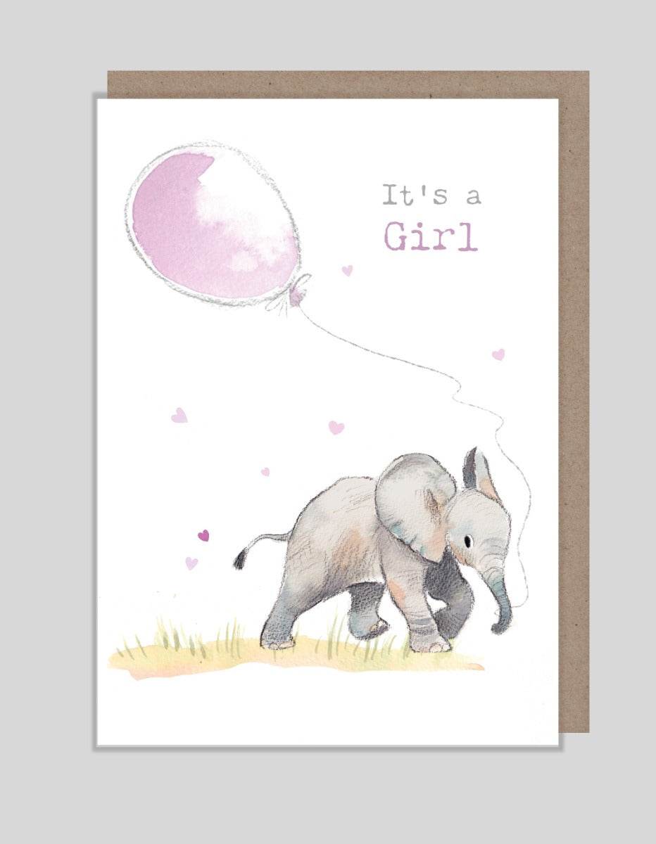 Baby Girl Card - House of Cards