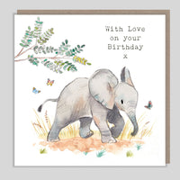 Elephant Birthday Card