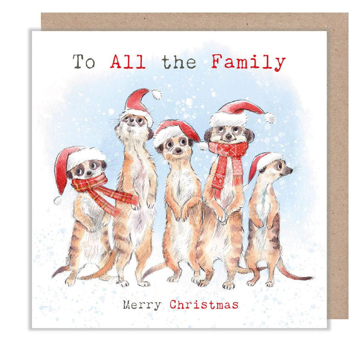 All The Family Christmas Card - House of Cards