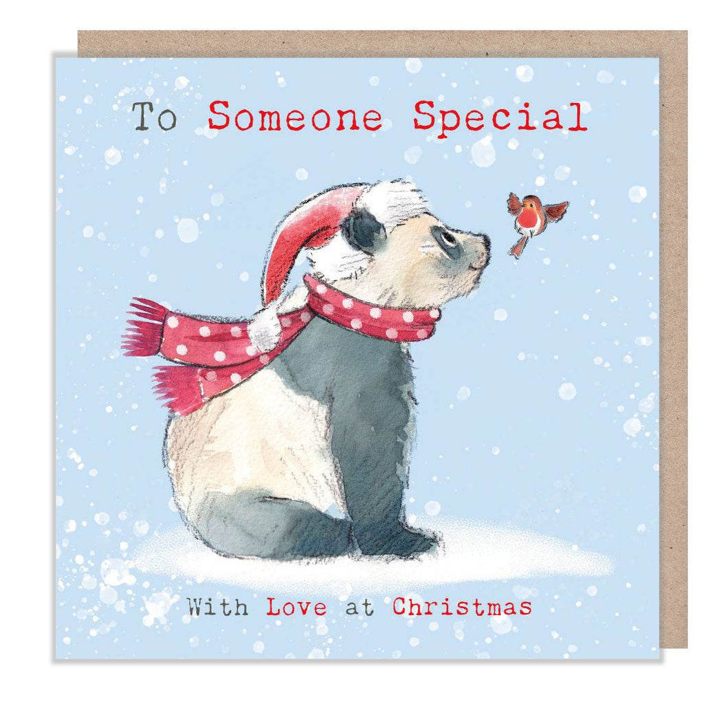 Someone Special Panda Christmas Card - House of Cards