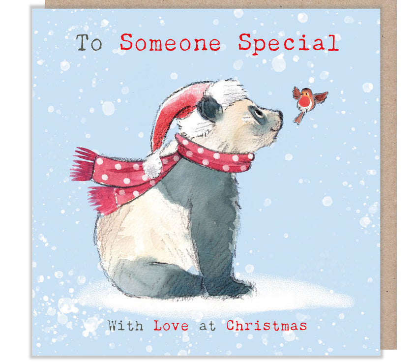 Someone Special Panda Christmas Card