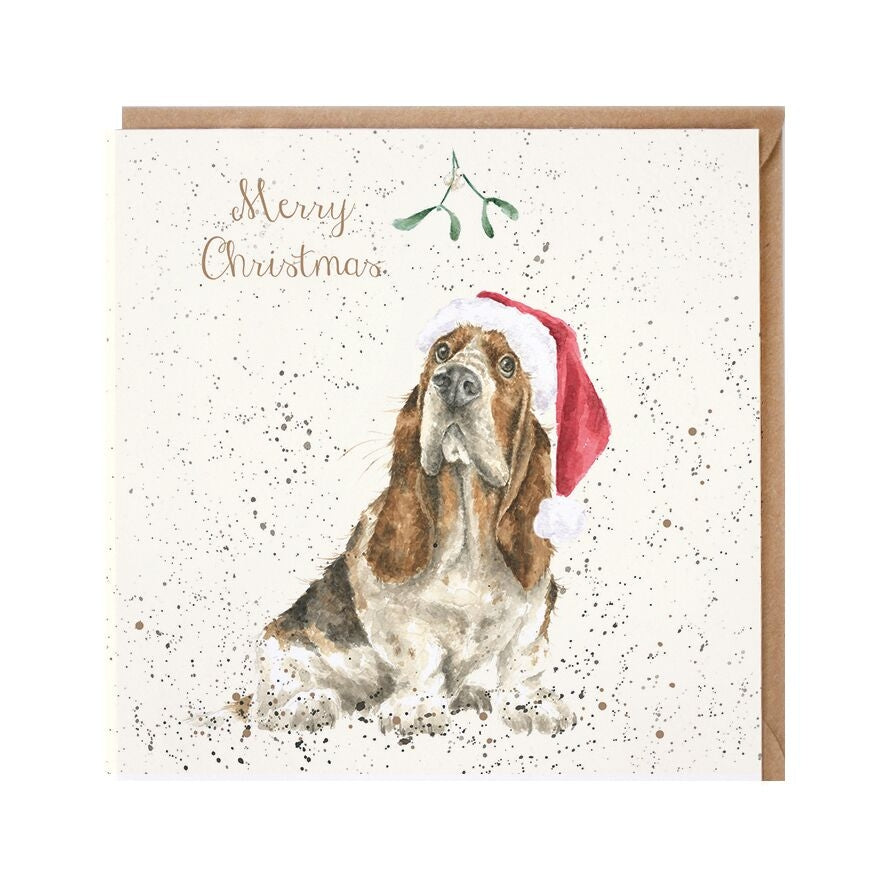 Christmas Basset Hound