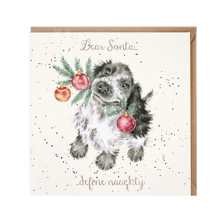 Define Naughty Christmas Card