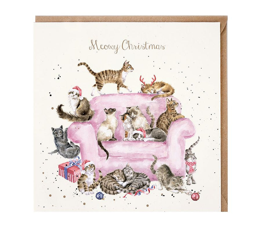 Meowy Christmas Card