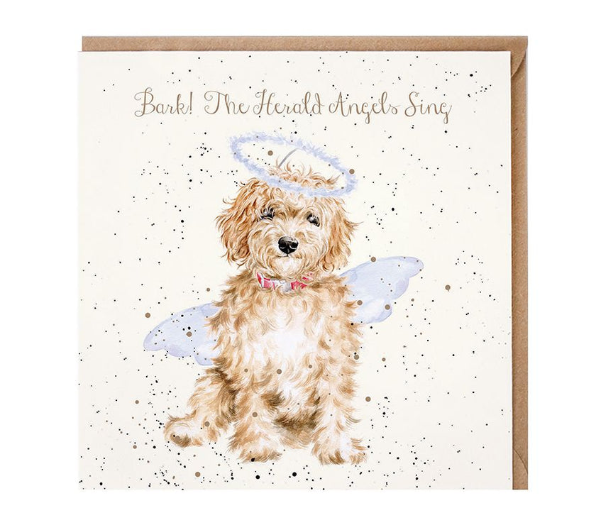 Bark The Herald Angels Christmas Card