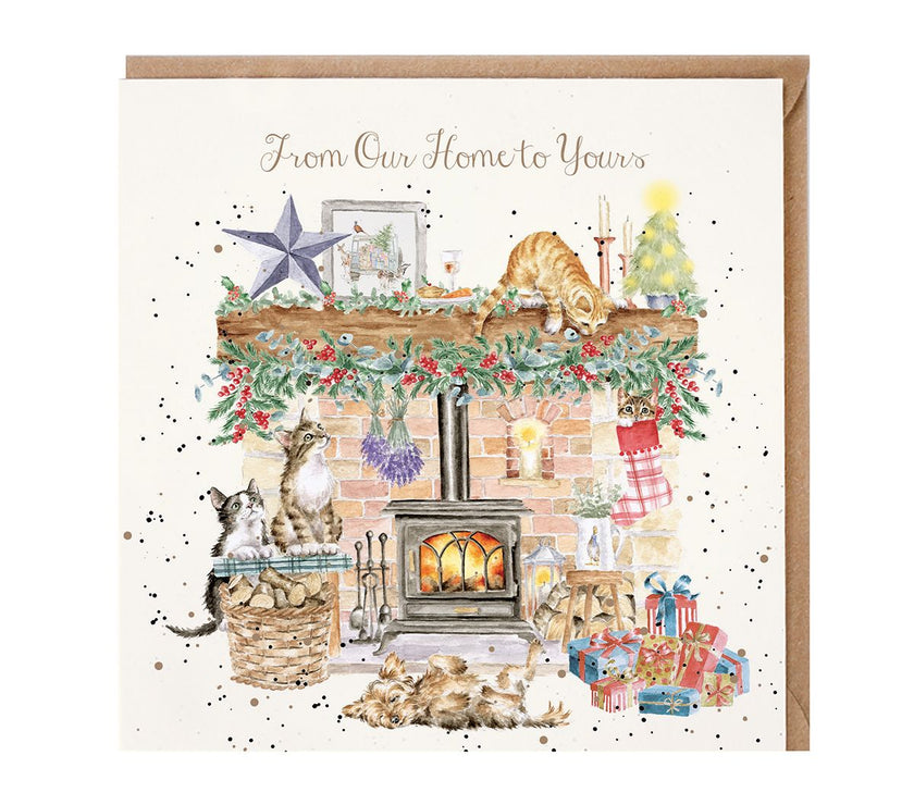 By the Fireside Christmas Card