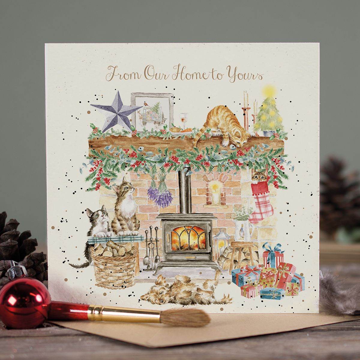 By the Fireside Christmas Card - House of Cards