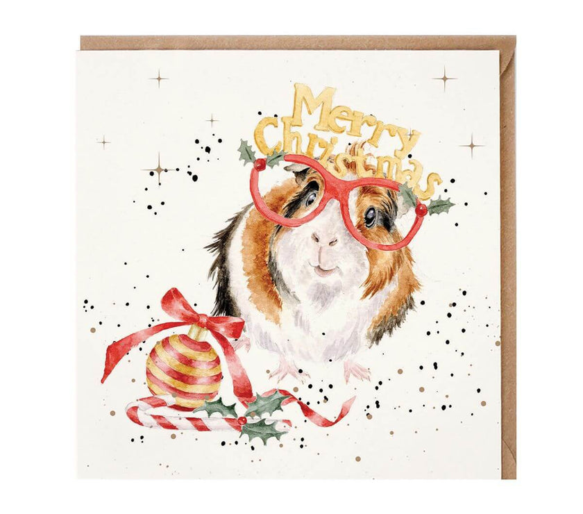 Guinea Pig Christmas Card