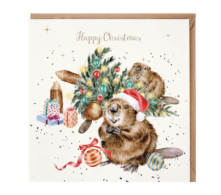 Under the Tree Christmas Card
