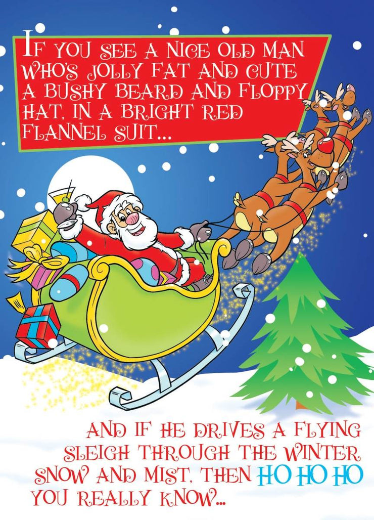 If You See A Man Christmas Card - House of Cards