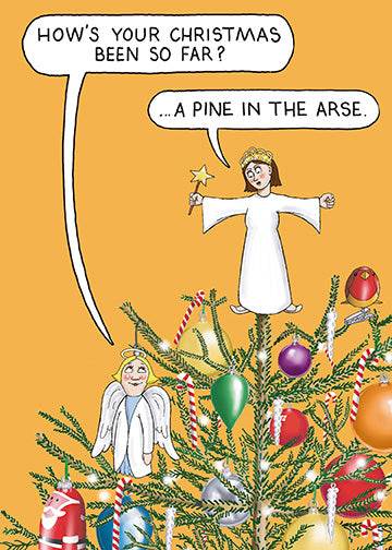 Pine in the Arse Christmas Card - House of Cards