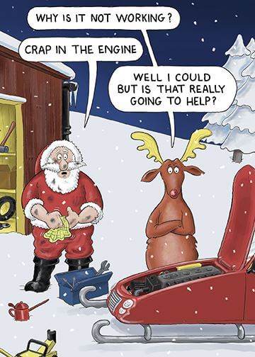 Engine Christmas Card - House of Cards