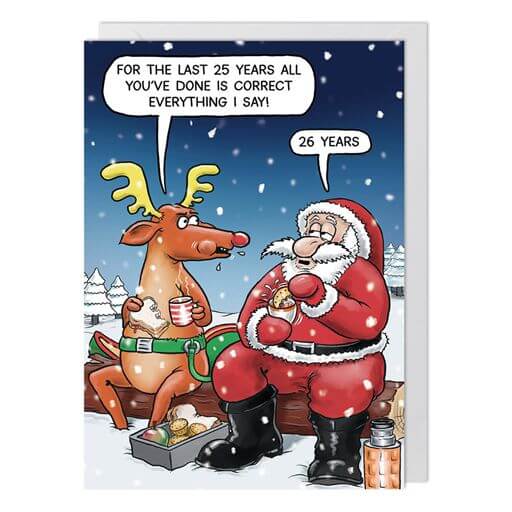 Correct Everything Christmas Card