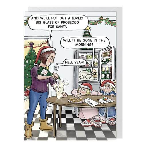 Gone in the Morning Christmas Card