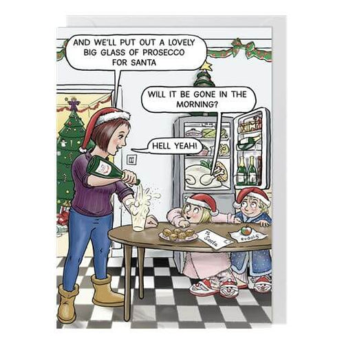 Gone in the Morning Christmas Card