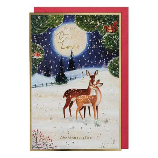 One I Love Wildlife Christmas Card