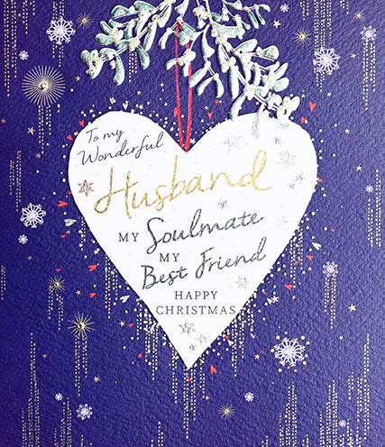 Soulmate Husband Christmas Card