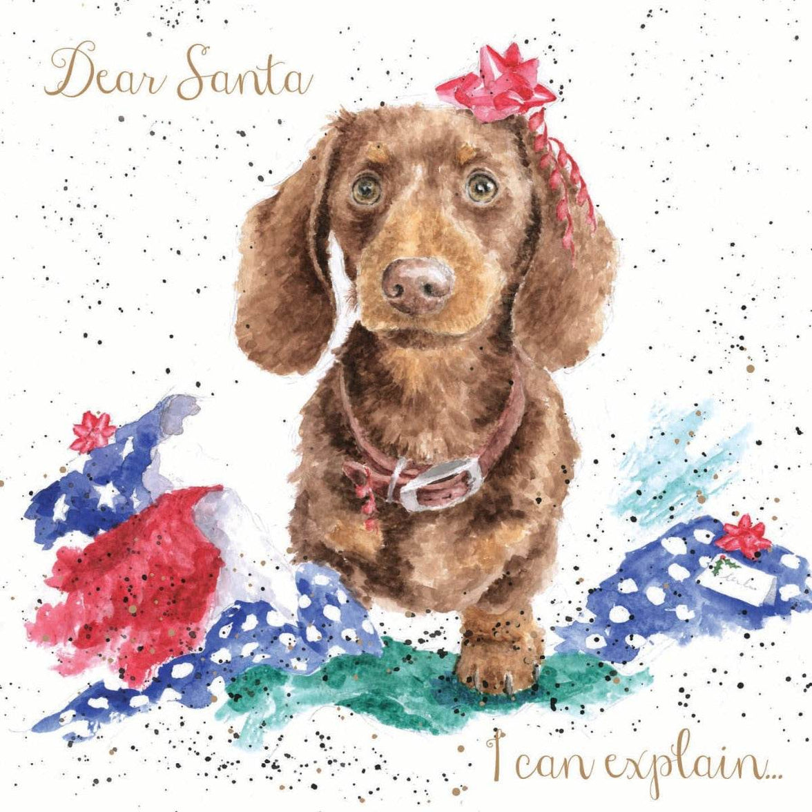 Dachshund Christmas Cards - House of Cards