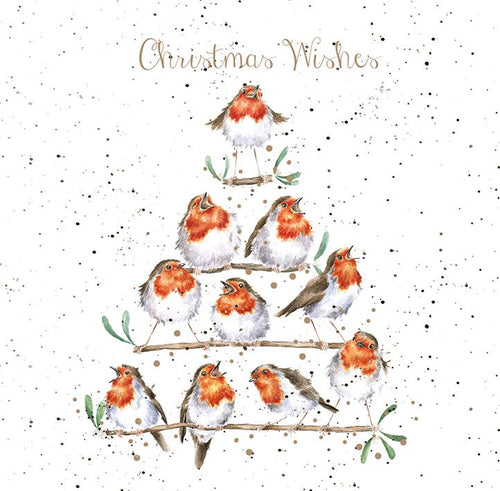 Tree of Robins Christmas Cards