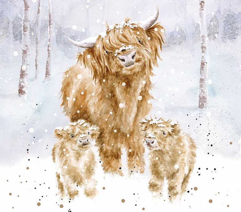 Highland Cows Christmas Cards