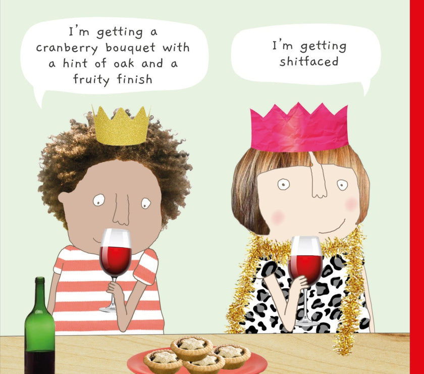 Wine Tasting Christmas Card