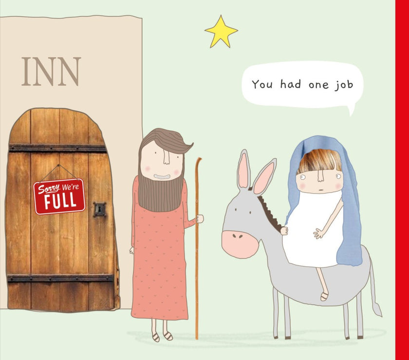 One Job Christmas Card