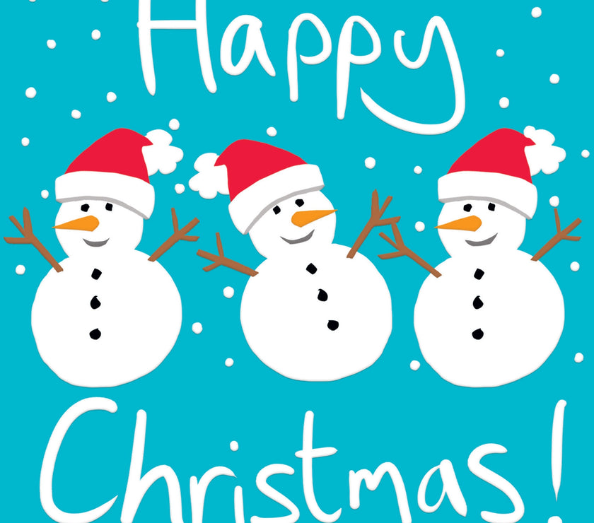 Snowmen Christmas Card