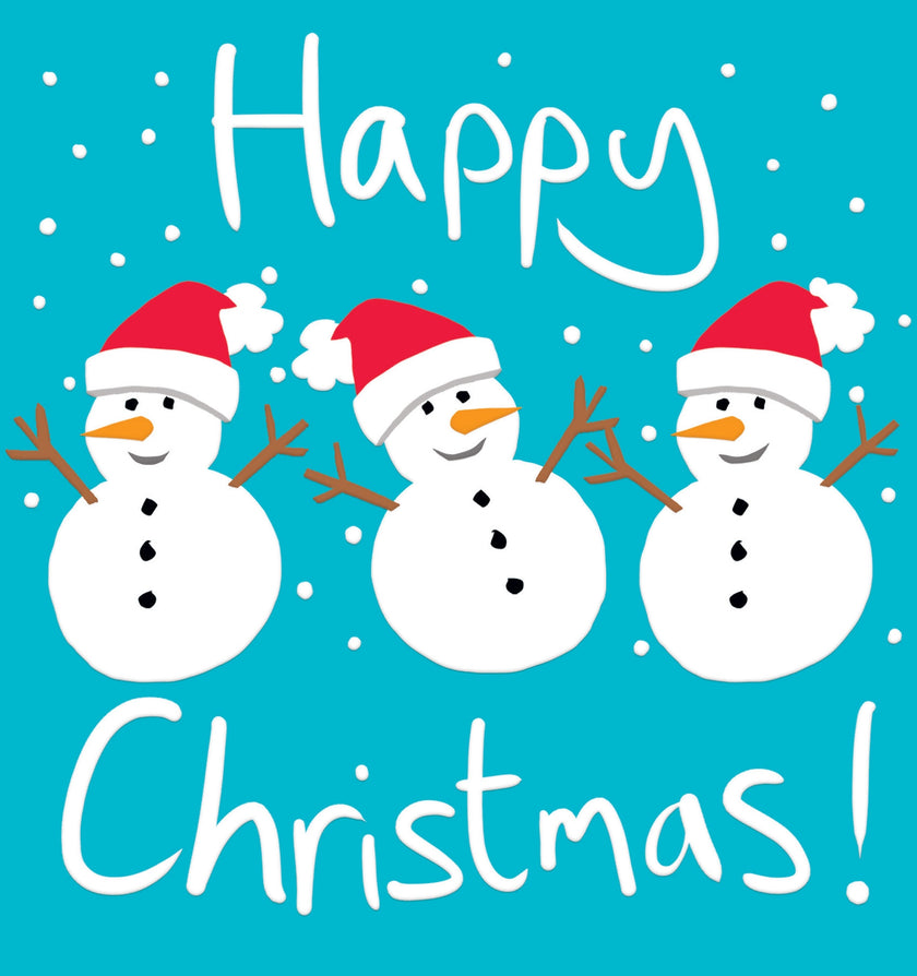 Snowmen Christmas Card