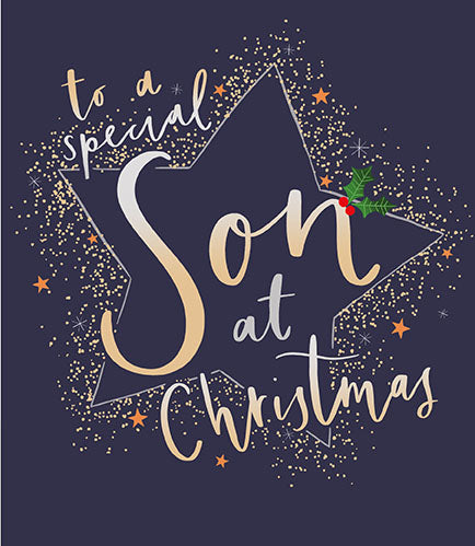 Son Star Christmas Card