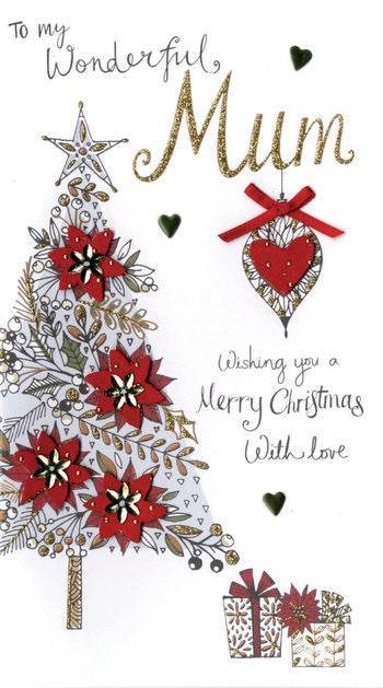 Mum Tree Christmas Card - House of Cards