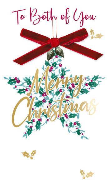 Both of You Star Christmas Card - House of Cards